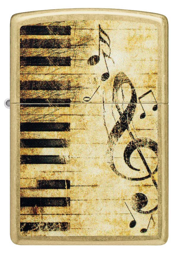 Zippo Piano and Notes Design
