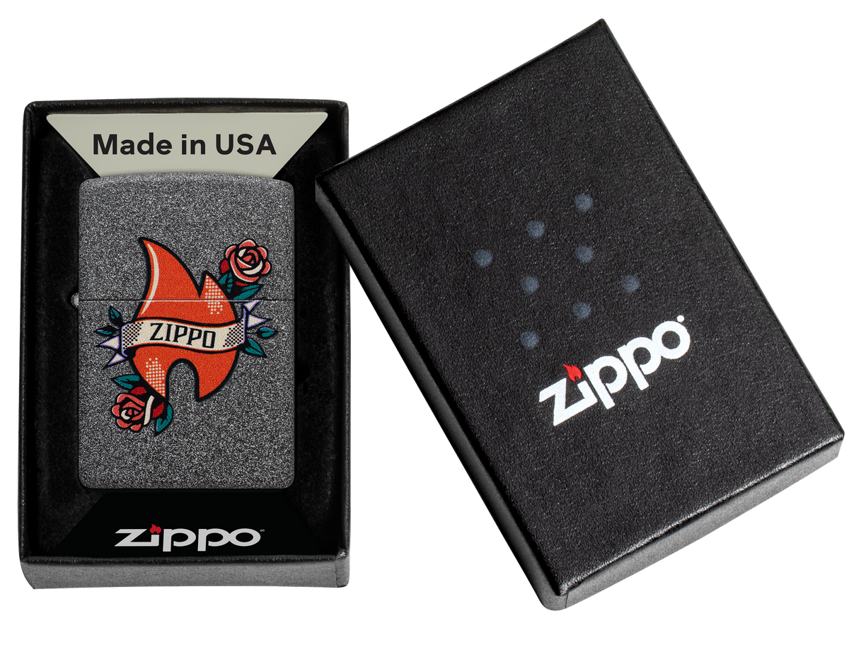 Zippo Flame Tattoo