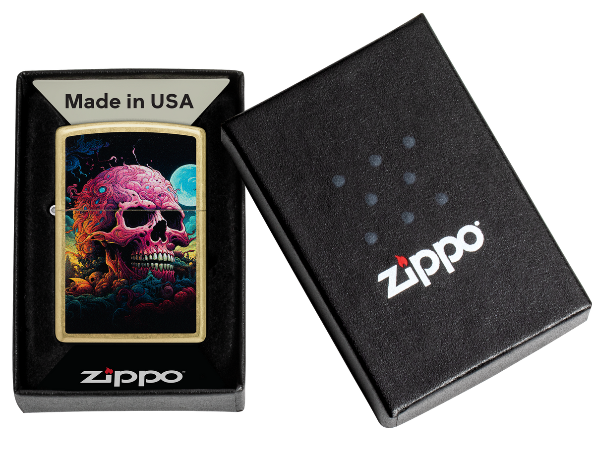 Zippo Space Skull