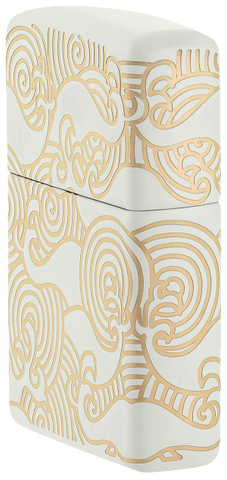 Zippo Waves Design (White Matte 360) (48909)