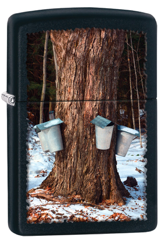 Seaux en érable souvenir Zippo du Québec (218-071587)