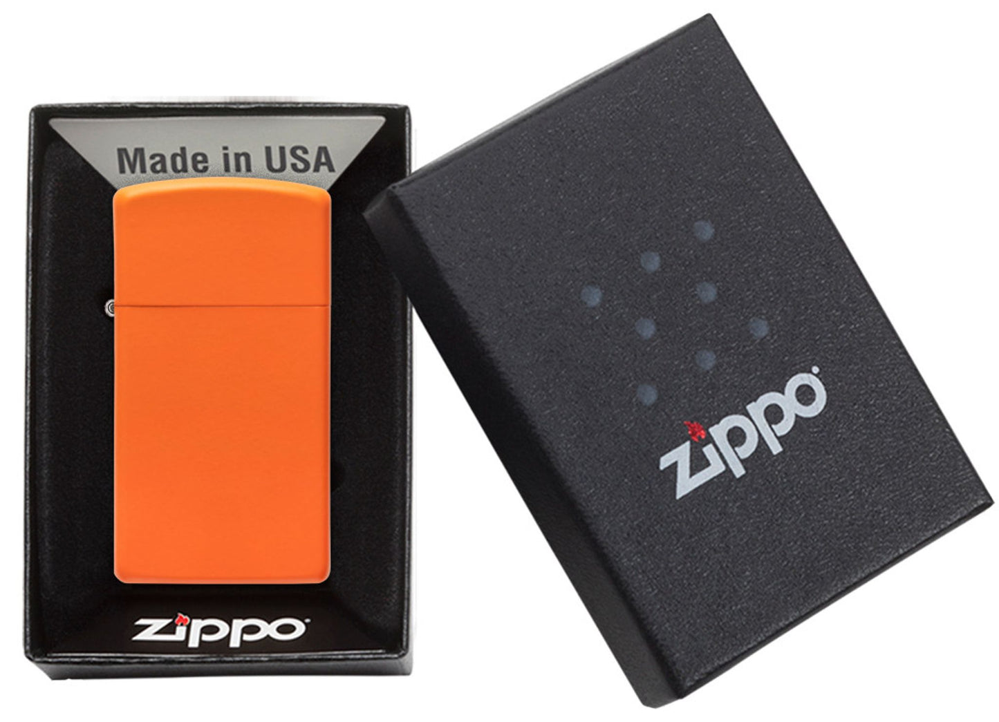 Slim Orange Matte freeshipping - Zippo.ca