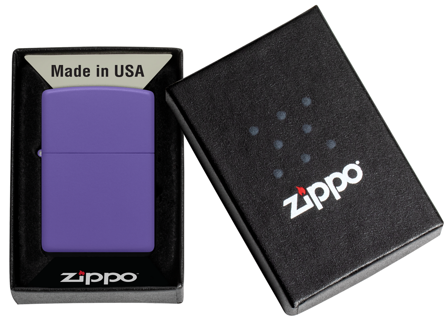 Zippo Reg Violet Mat