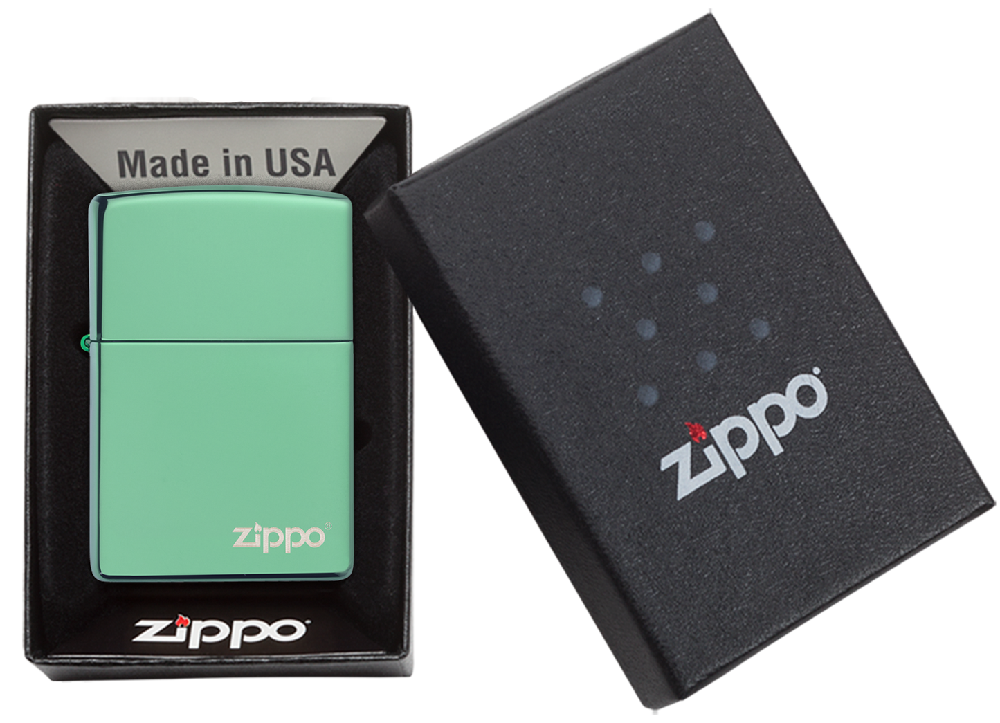 Caméléon avec logo Zippo