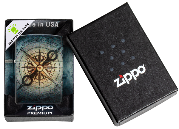Zippo COMPASS DESSIN FANTÔME ( 48562 )
