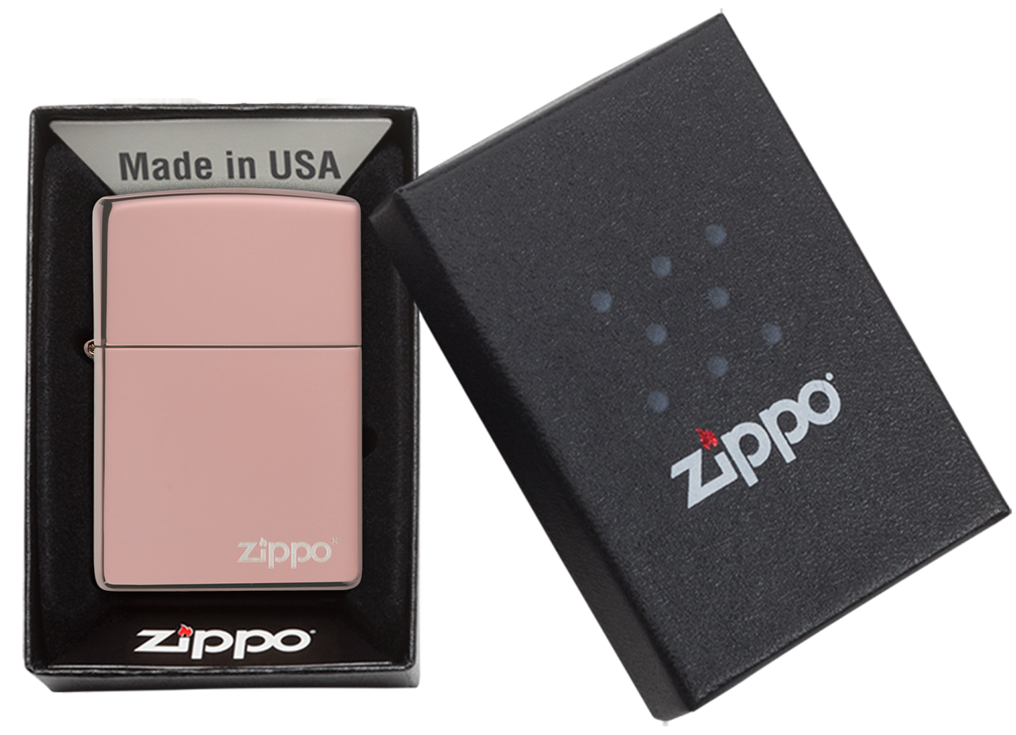 Rose Gold with Zippo logo freeshipping - Zippo.ca
