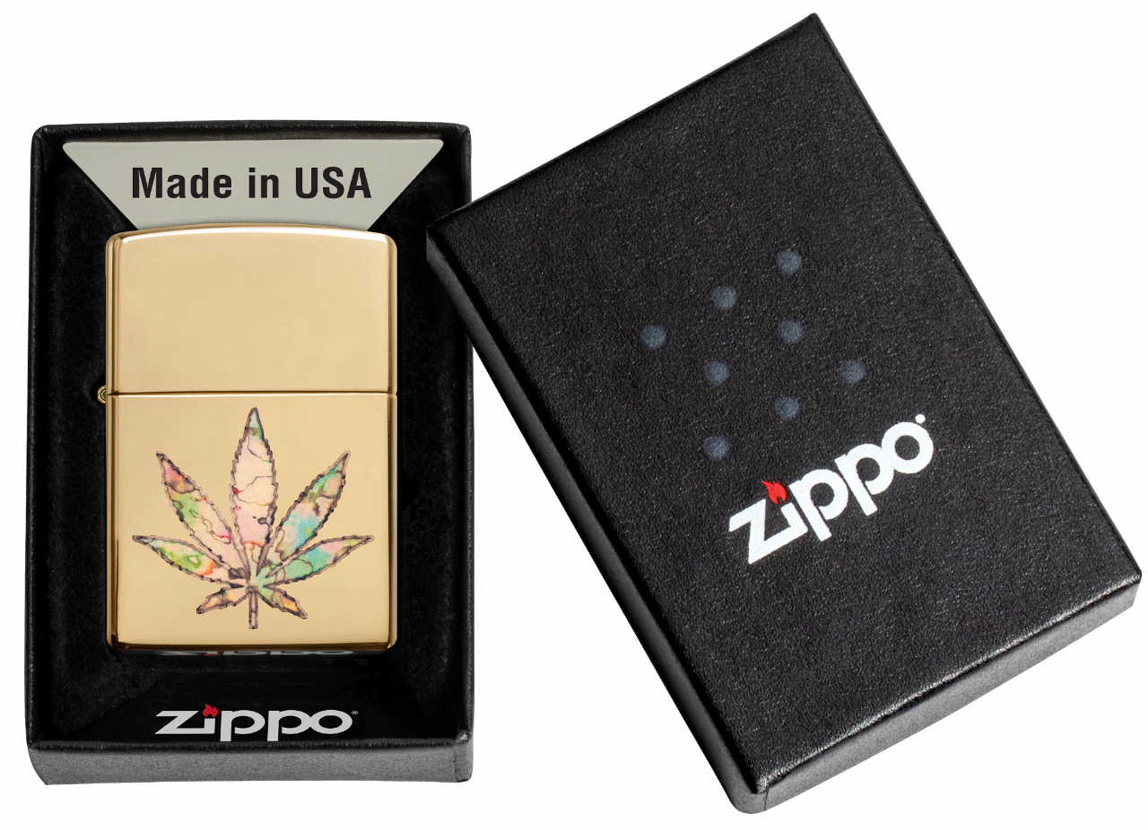Zippo High Polish Brass, Leaf Fusion Design freeshipping - Zippo.ca