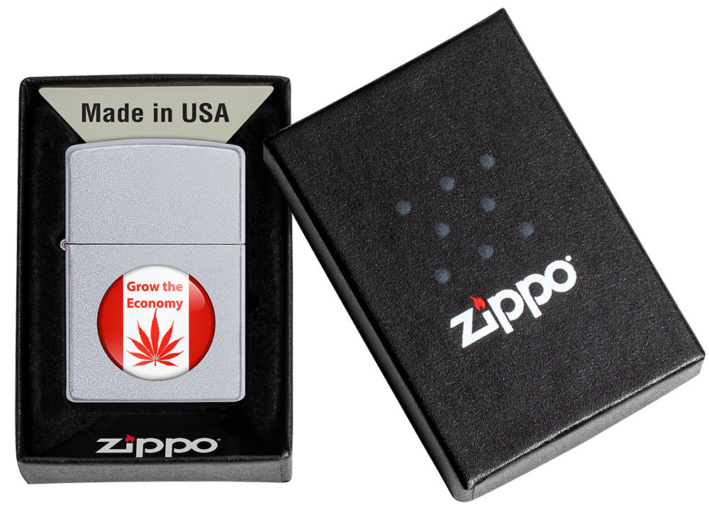 Grow The Economy Leaf Design freeshipping - Zippo.ca