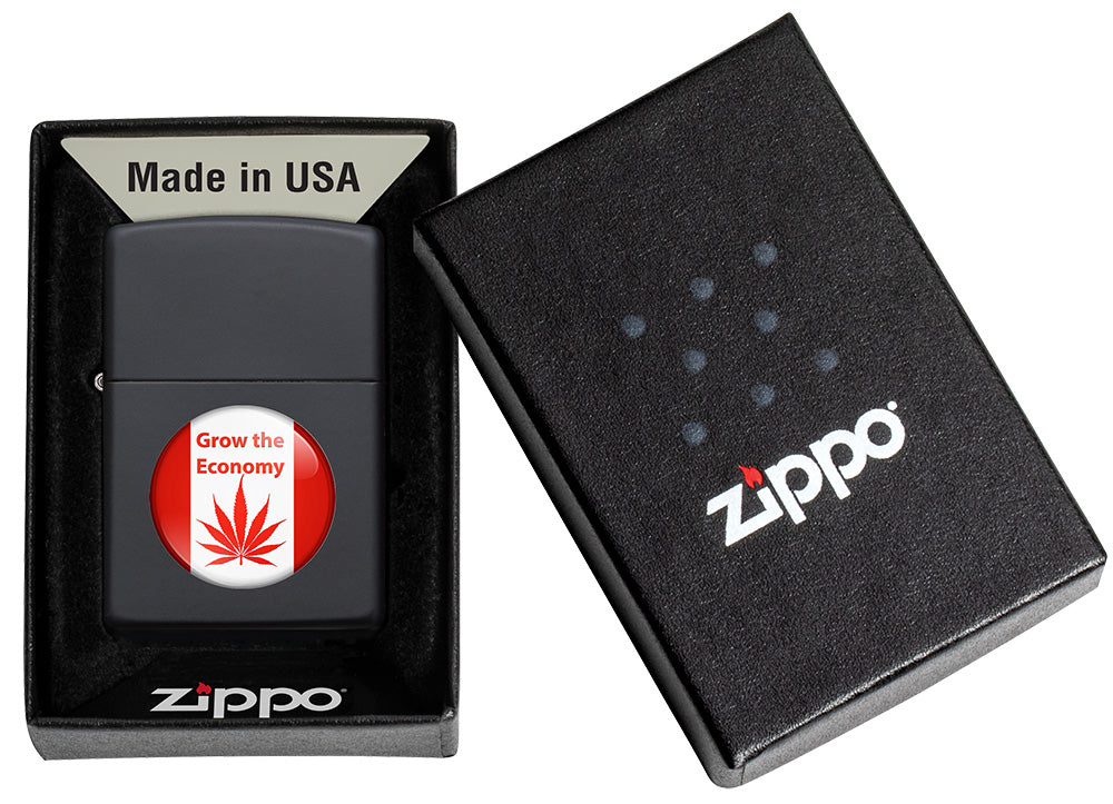Grow The Economy Leaf Design freeshipping - Zippo.ca