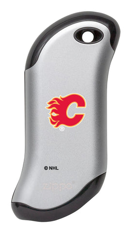 Zippo HeatBank 9s NHL Silver  Calgary Flames( 44569 )