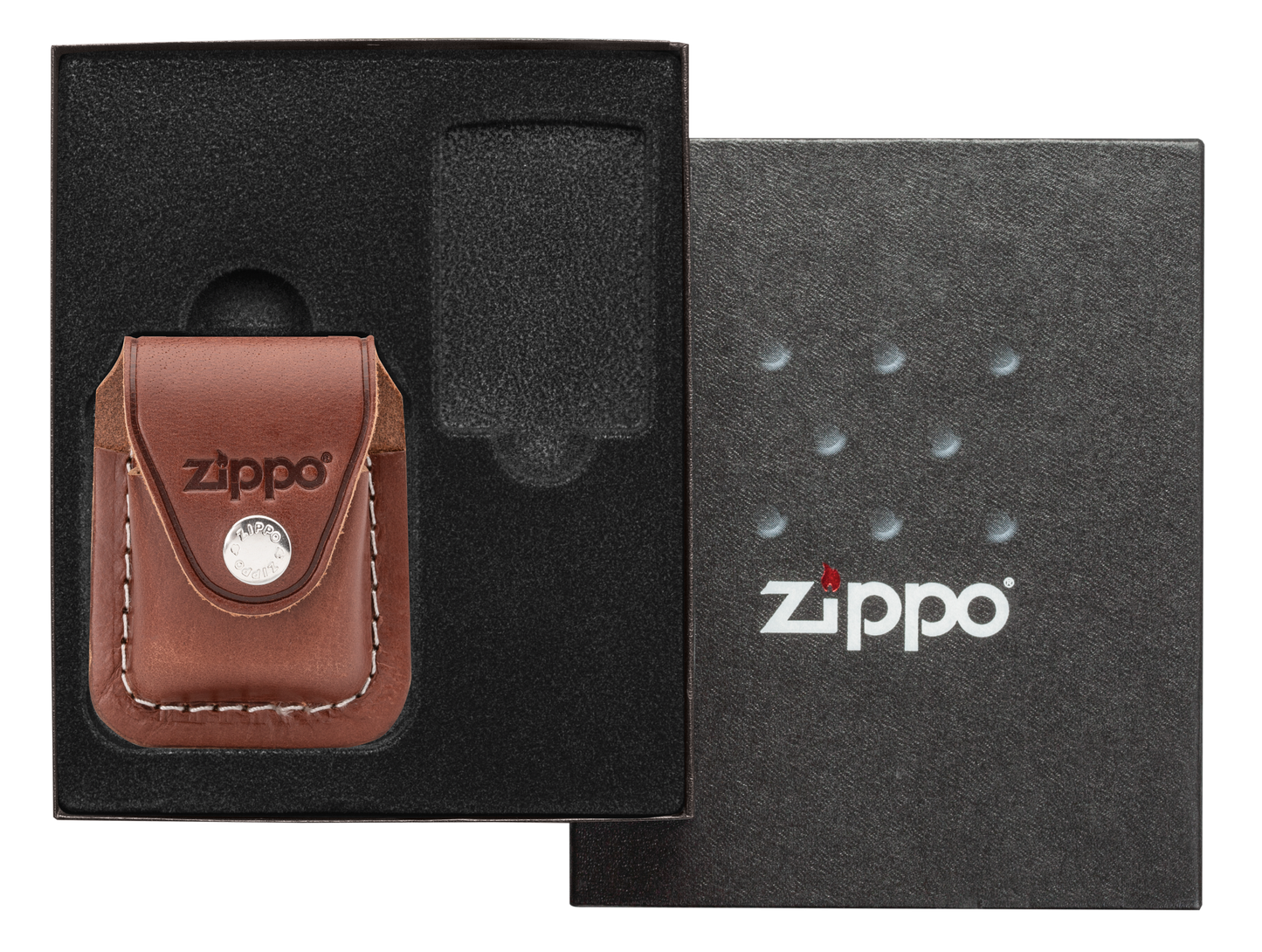 Coffret cadeau pochette en cuir - Briquet non inclus