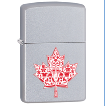 Zippo Souvenir Detailed Maple Leaf (NEW) freeshipping - Zippo.ca