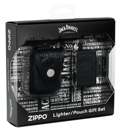 Zippo Jack Daniel's WPL and Pouch Gift Set