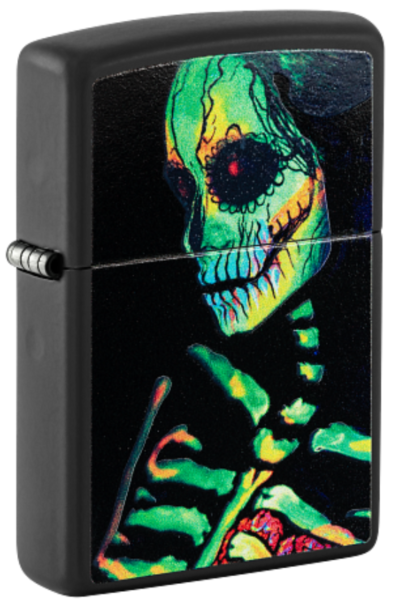 Zippo Glowing Skull Design