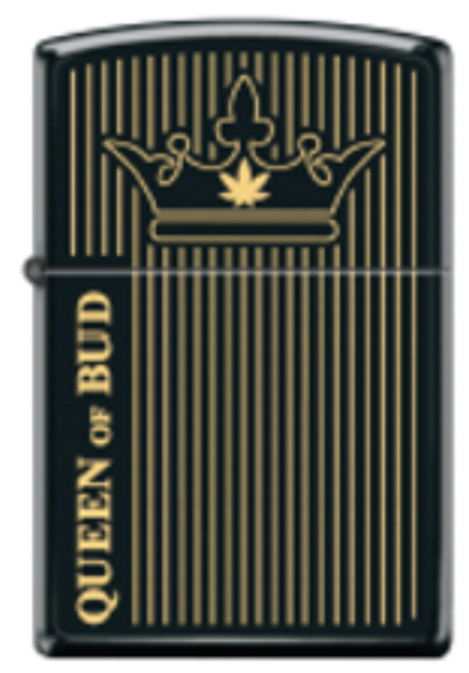 Zippo Black Obsidian Vertical Flame
