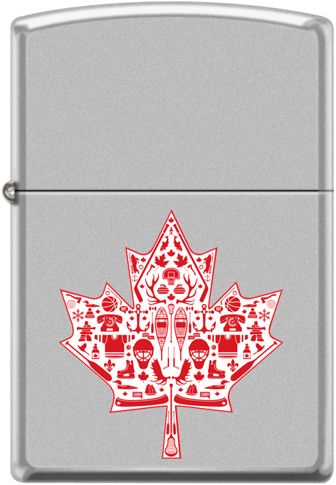 Zippo Souvenir Detailed Maple Leaf (NEW)