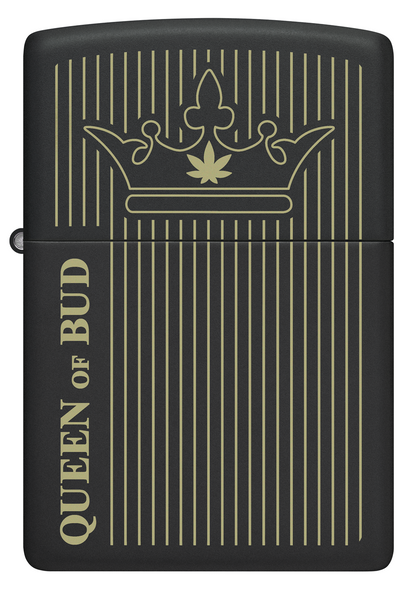 Zippo Black Obsidian Vertical Flame