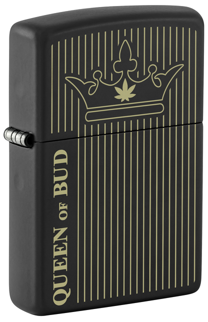 Zippo Black Obsidian Vertical Flame