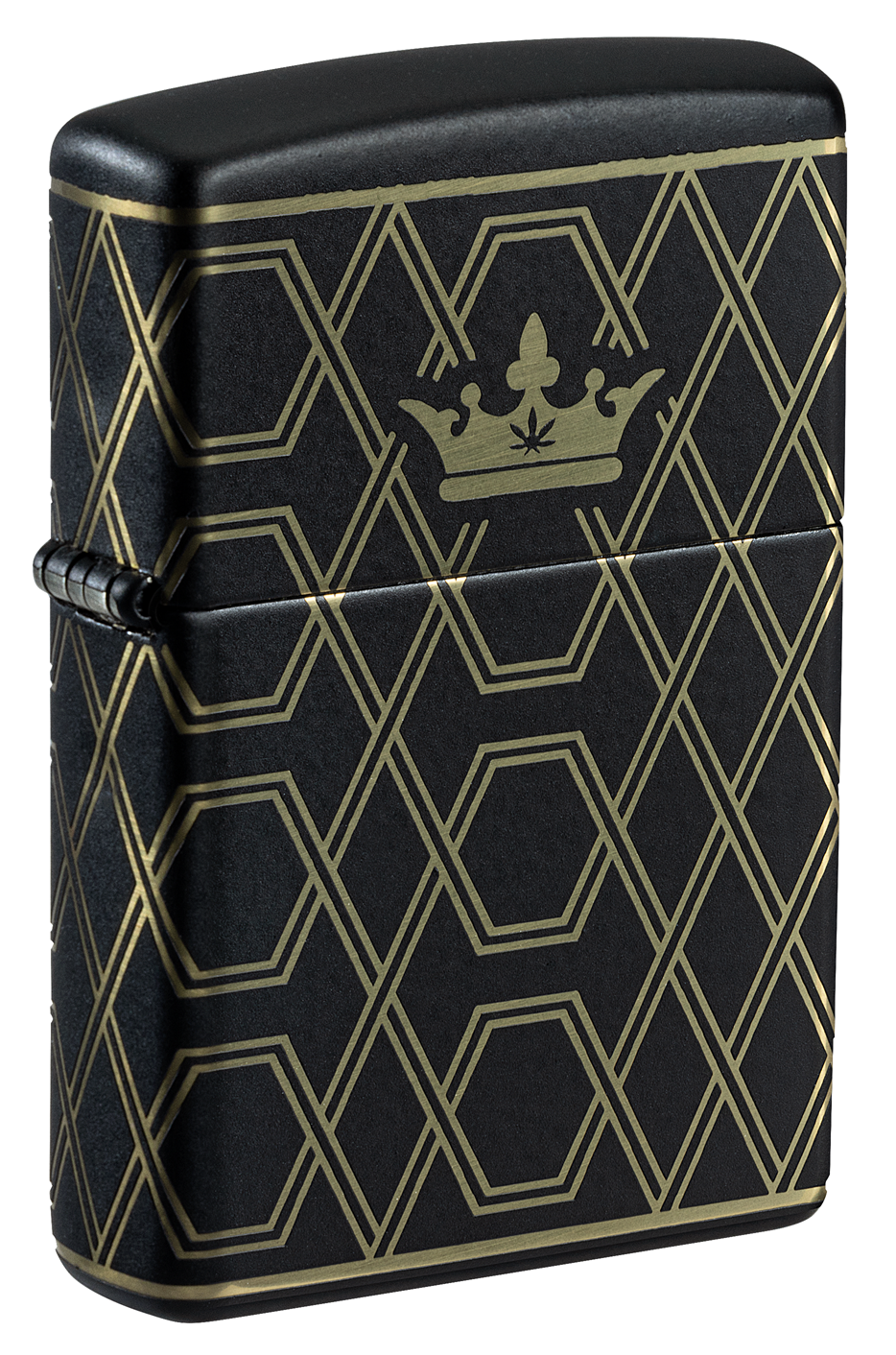 Zippo Black Obsidian Geometric