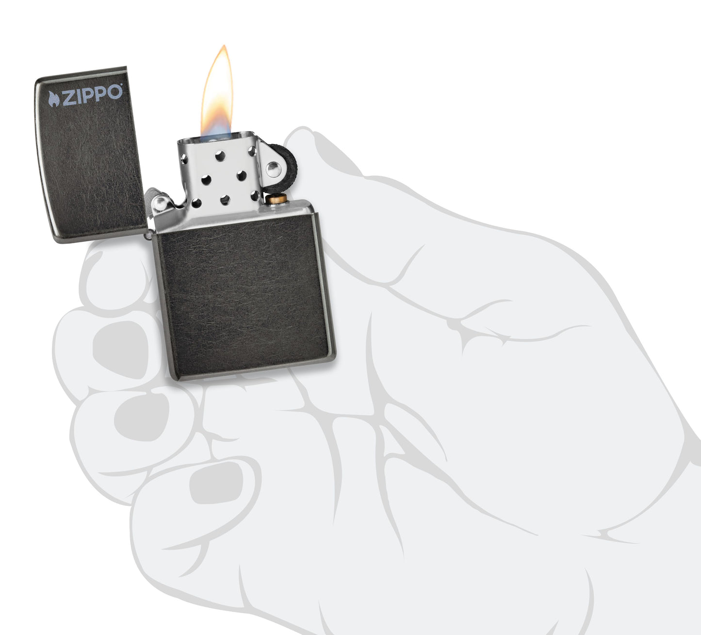 Zippo Grey (28378ZL)