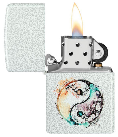 Zippo Water Colour Yin Yang Design