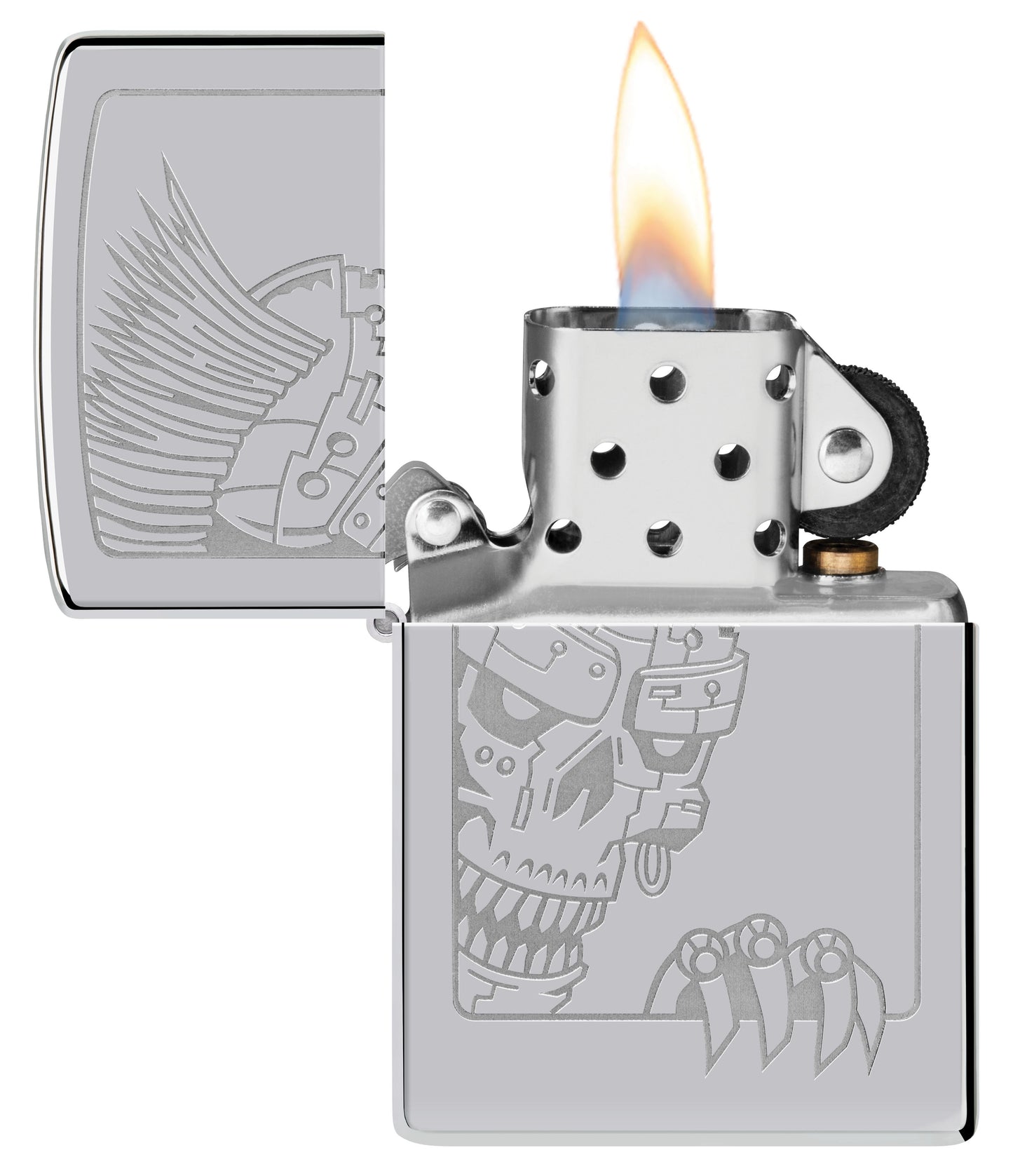 Zippo Mohawk Skull Design  (46426)