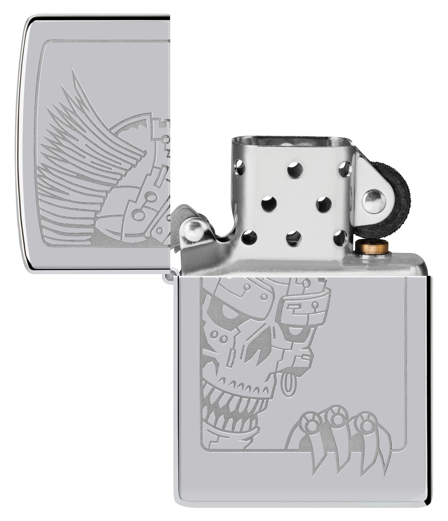 Zippo Mohawk Skull Design  (46426)