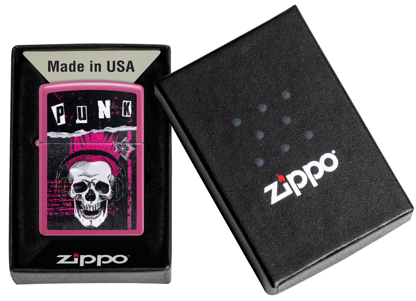 Zippo Punk Skull  Design  (46430)