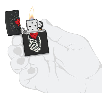 Zippo Heart In Hand  Design (46469)