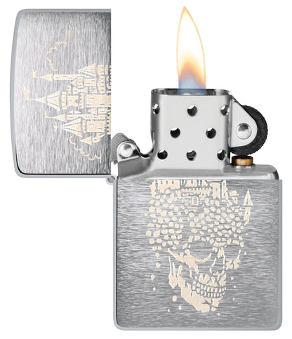 Zippo 200 Skull Castle Design (46477)