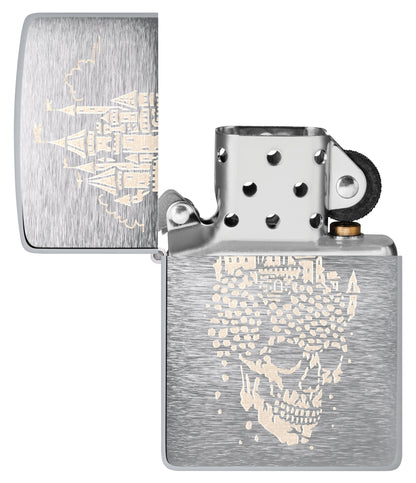 Zippo 200 Skull Castle Design (46477)