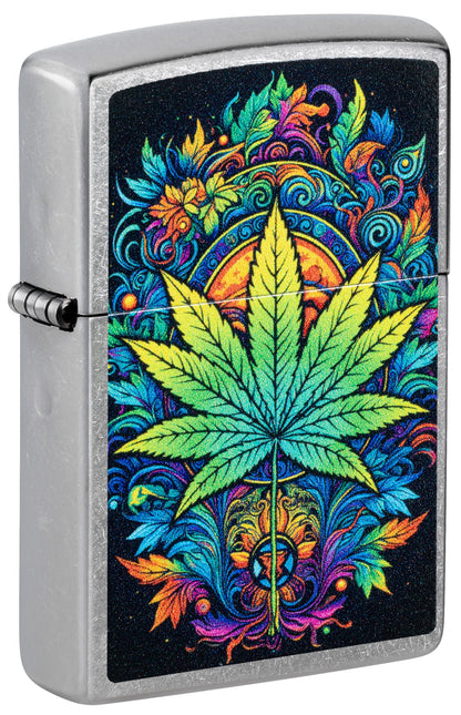 Zippo Psychedelic Cannabis Design (46575)