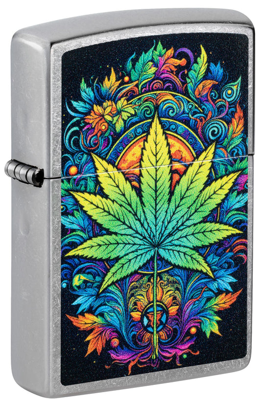 Zippo Psychedelic Cannabis Design (46575)