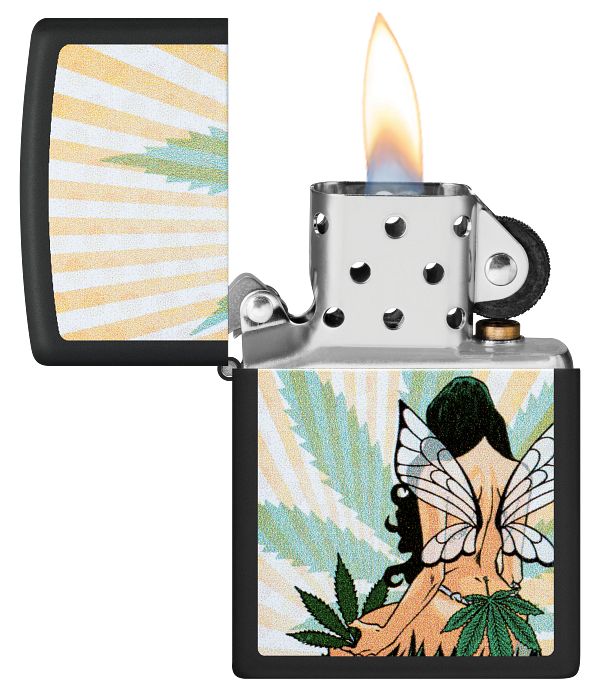 Zippo Cannabis Fairy Design