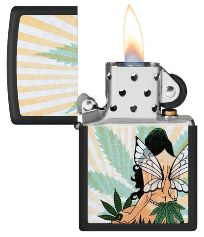 Zippo Cannabis Fairy Design