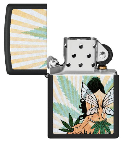Zippo Cannabis Fairy Design