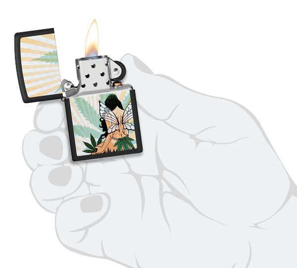 Zippo Cannabis Fairy Design