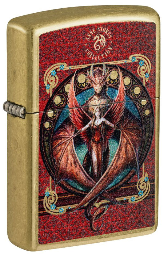 Zippo Red Anne Stokes