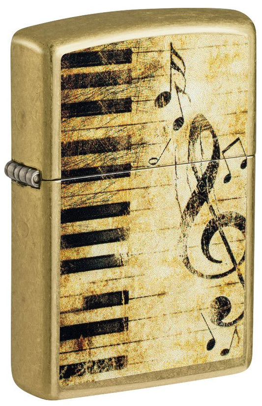 Zippo Piano and Notes Design