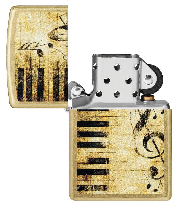 Zippo Piano and Notes Design