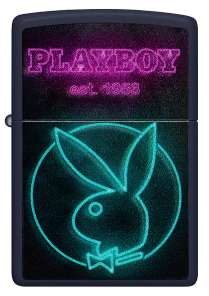 Zippo Teal Playboy Logo