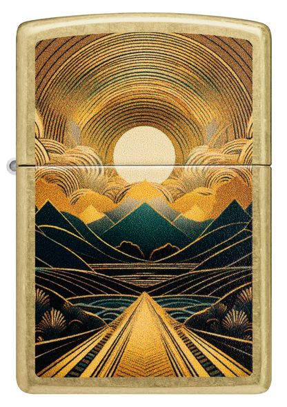 Zippo Through The Mountains Design
