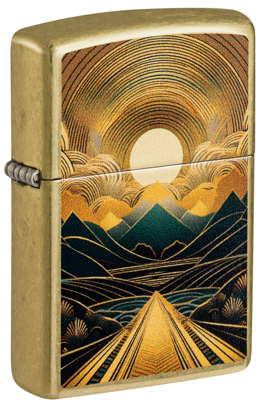 Zippo Through The Mountains Design