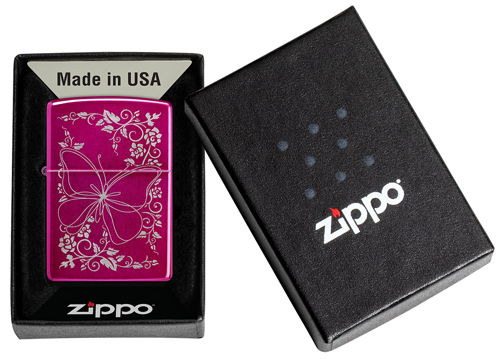 Zippo Butterfly Design