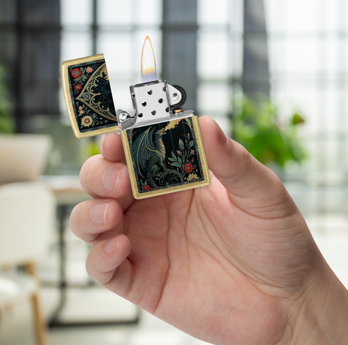 Zippo Fire Breathing Dragon