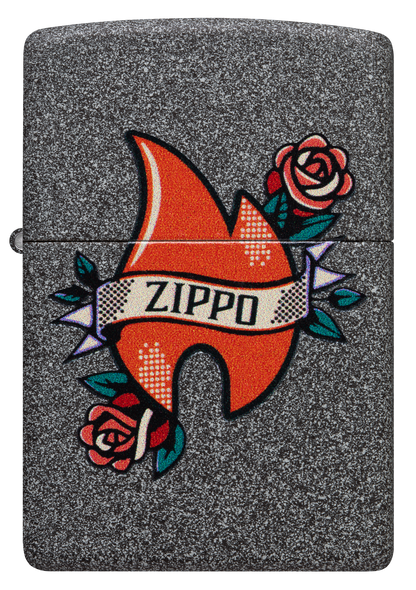 Zippo Flame Tattoo
