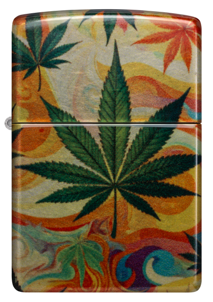 Zippo Psychedelic Leaves