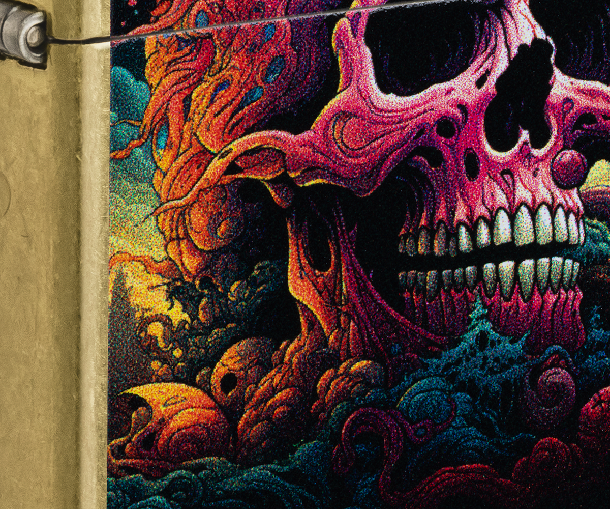 Zippo Space Skull