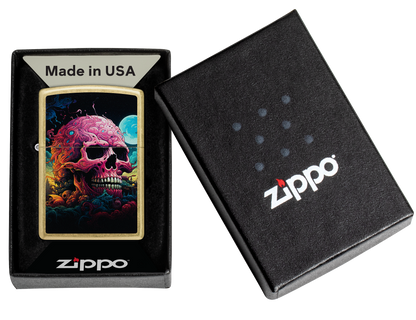 Zippo Space Skull