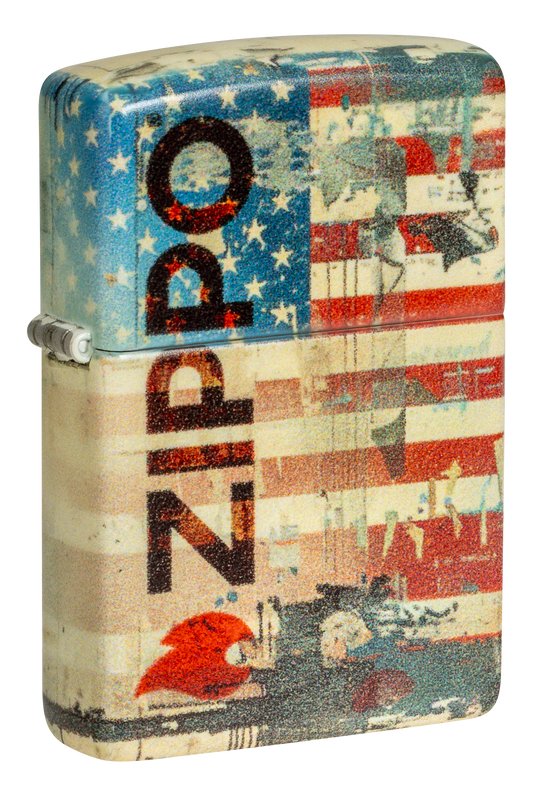 Zippo Grunge Flag